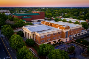 News Building and Classic Center   Athens GA Aerial View 0034